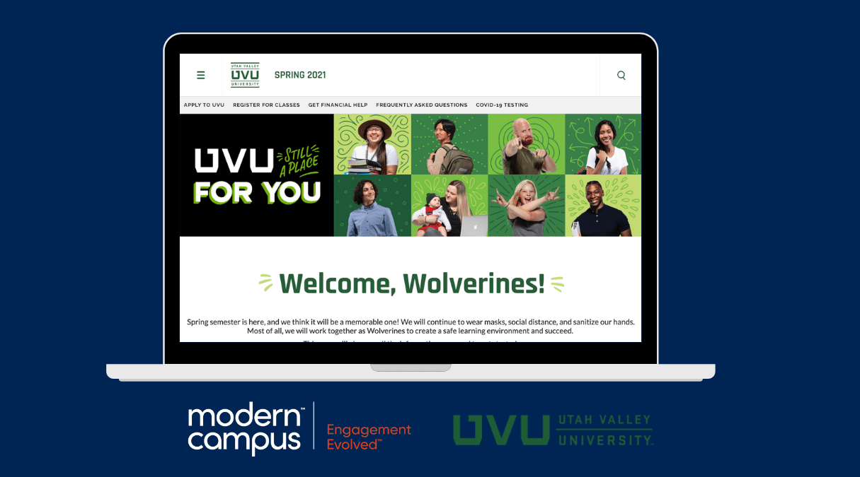 Modern Campus CMS at Utah Valley University